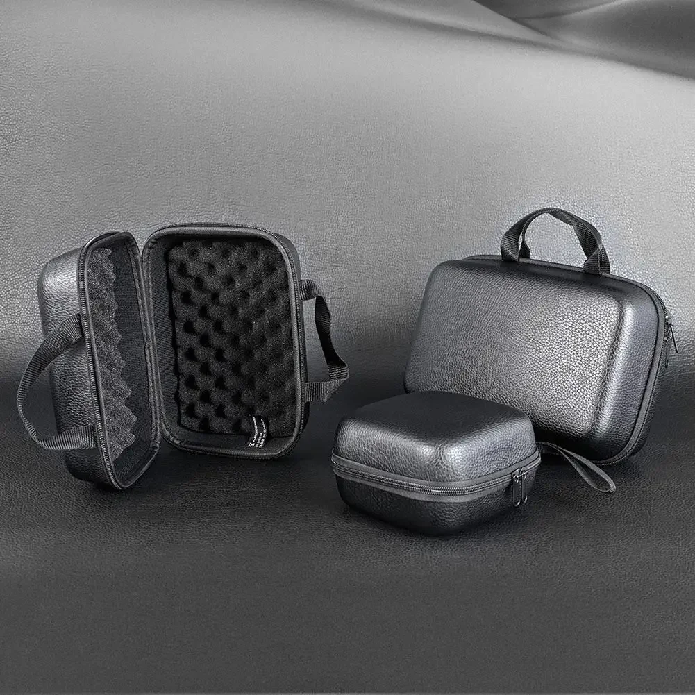 Fundas de carretes de pesca de lujo, funda protectora dura de cuero PU para rueda de pesca, caja de almacenamiento, bolsa impermeable para aparejos de pesca - imagen 2