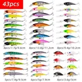 43pcs Lures