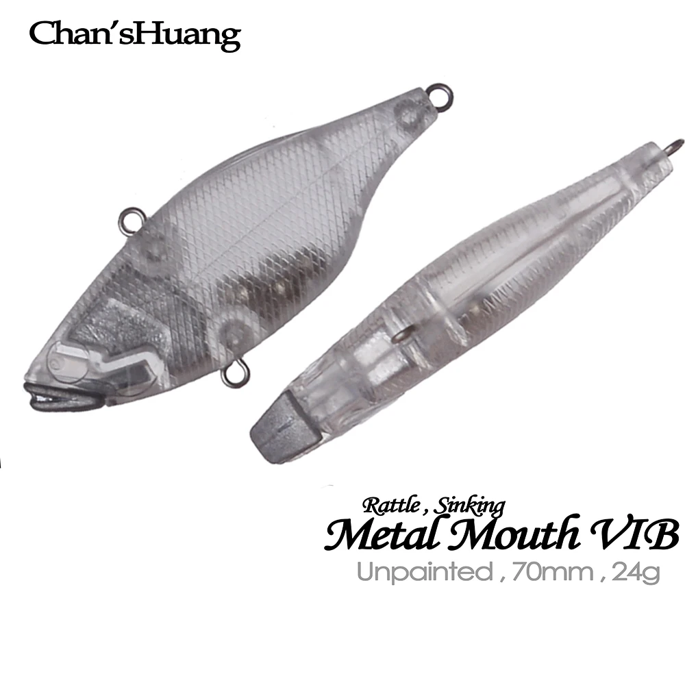 Chan'sHuang Señuelo VIB sin pintar con sonajero metálico personalizable - imagen 5