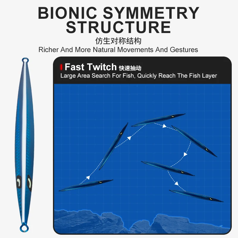 TEASER J38 150g 200g 250g 300g 400g mar-bream Vertical de hundimiento rápido Trolling lubina señuelo de pesca de Metal Zeeck cebo duro brillante - imagen 5