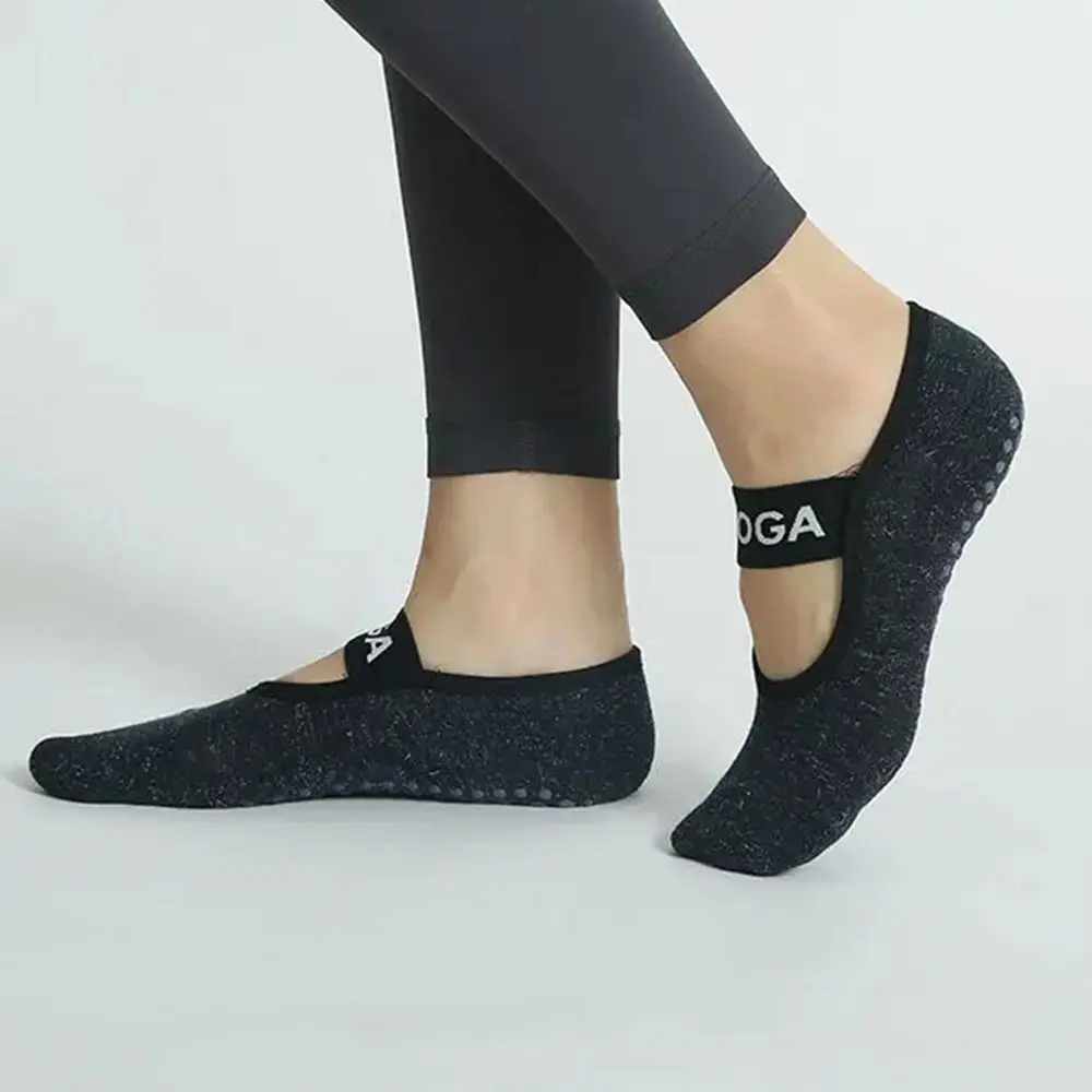 Calcetines de yoga antideslizantes duraderos para mujer - imagen 2