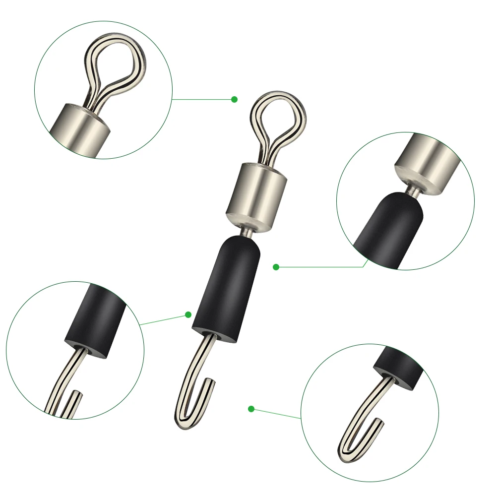 Giratorios con rodamiento de bolas – Conectores rápido para mar y agua dulce - imagen 3