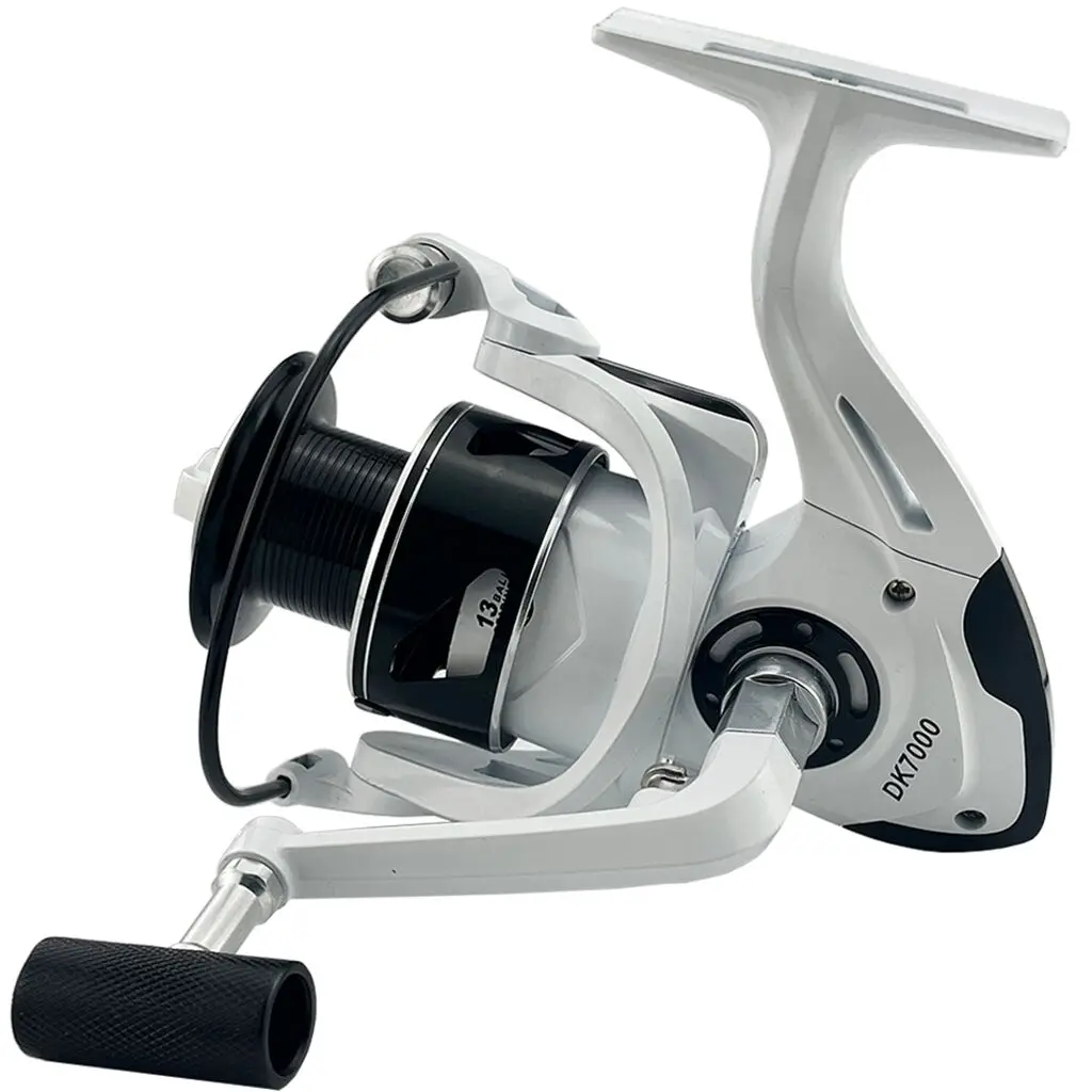 Carrete de pesca giratorio de agua dulce, bobina ligera de 10KG, 5,2: 1, 2000, 3000, 4000, 5000, 6000, 7000 - imagen 2