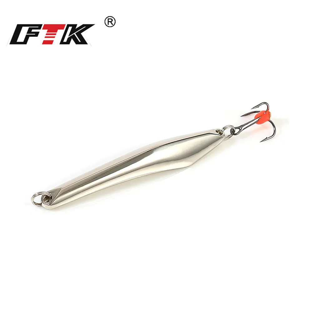 FTK Señuelo de hielo invierno equilibrador cuchara triple - imagen 5