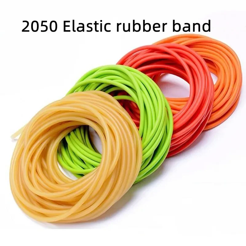 Tirachinas de látex Natural de 5M, tubo de goma para caza y tiro, 2mm x 5mm de diámetro, accesorios de banda de tubo elástico alto, banda de goma - imagen 4