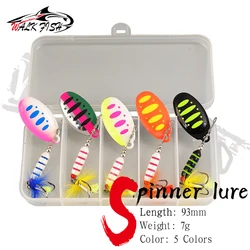 Walk Fish Cuchara Giratoria con Movimiento Compuesto y Pluma