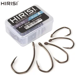 Hirisi Anzuelos micro con ojo para vinilos — Acero alto carbono PTFE