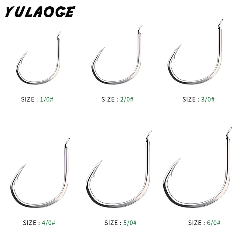 10 Uds. Gancho de hierro para pesca en el mar, anzuelo grande Iseni con púas adecuado para pesca en el mar, gancho de acero rico en carbono, materiel de peche - imagen 3