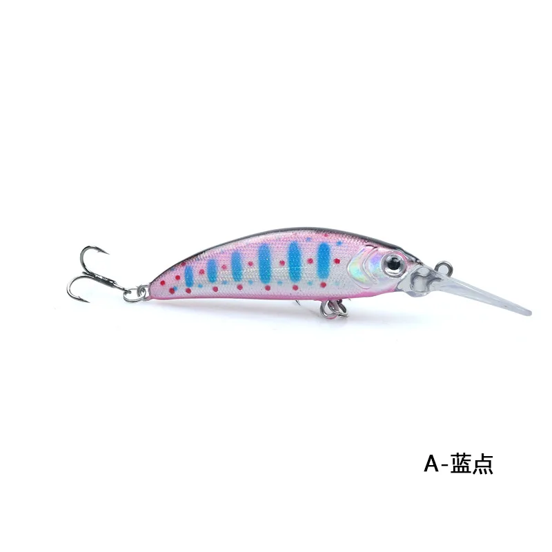 AOCLU-Sinking Minnow Hard Bait Wobbler, Jerkbait Lure, Diver Swimmer Profundidad 1,0 m Fundido a larga distancia para pesca de lubina, 72mm, 6,2G - imagen 2