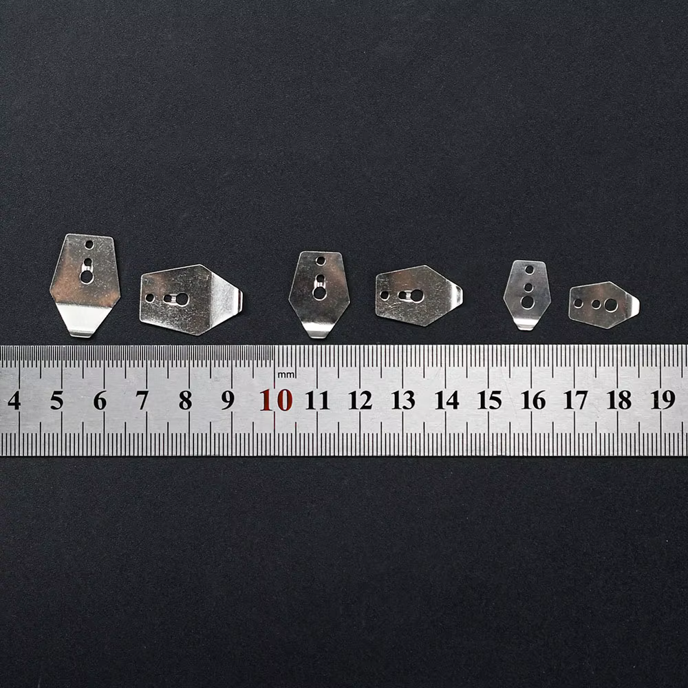 MNFT Placas metálicas para atado de moscas y streamers - imagen 3