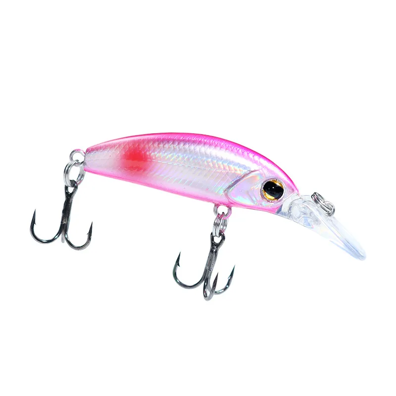 SWOLFY nuevo señuelo de pesca Mini Minnow señuelo 50mm 3,6g cebo duro Artificial con anzuelos de alta calidad Crankbaits - imagen 3