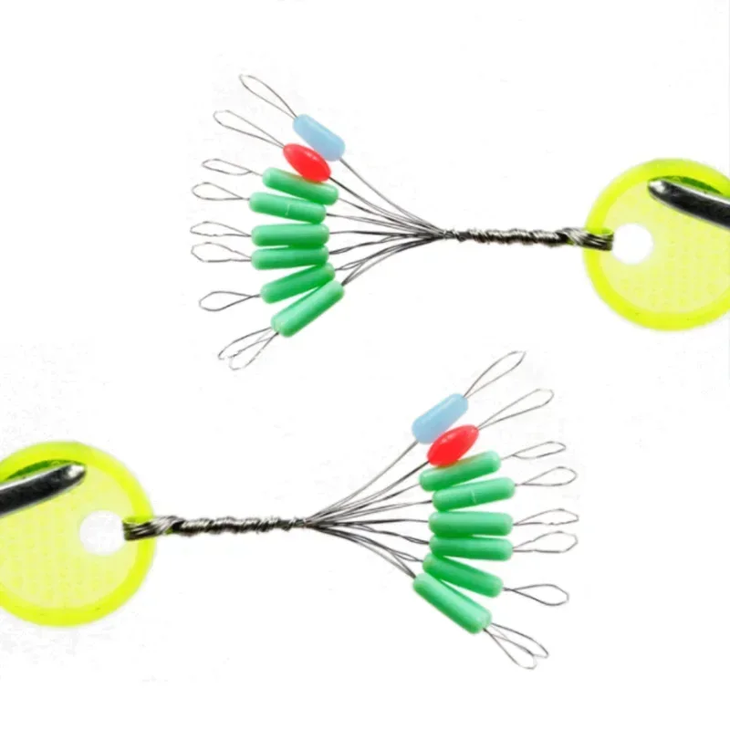 Bolas espaciales de goma de alta calidad, equipo de pesca con mosca de carpa marina, tapón ovalado, accesorios de pesca, flotador Bobber, 90 piezas, 10 grupos - imagen 4