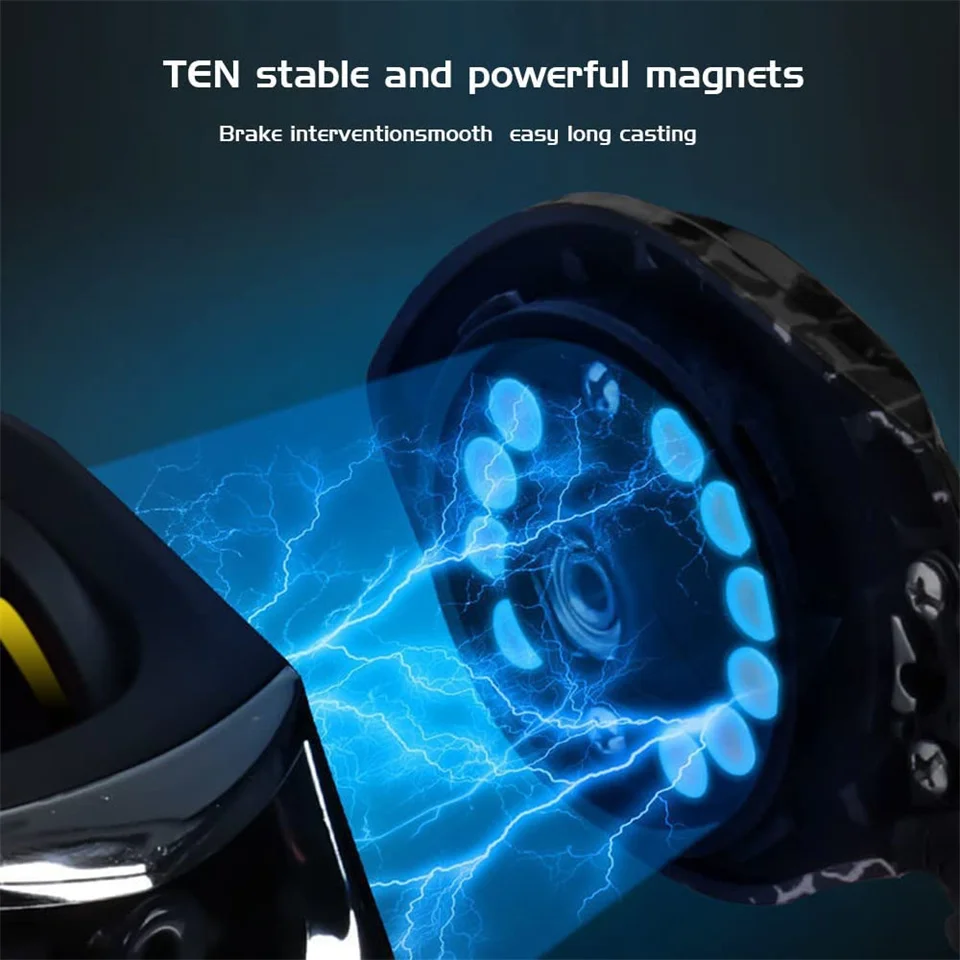 ORJD-carrete De Pesca ultraligero, 8KG, arrastre máximo, para agua salada, Océano, Playa - imagen 3