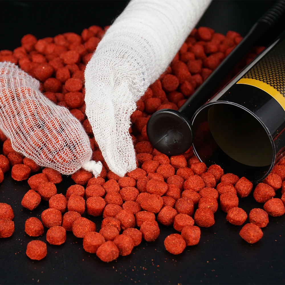 Hirisi 1 pieza 5M pesca de carpa PVA malla en tubo para cebo de pesca de disolución rápida alimentador de pesca de carpa accesorios de pesca PA204 - imagen 5