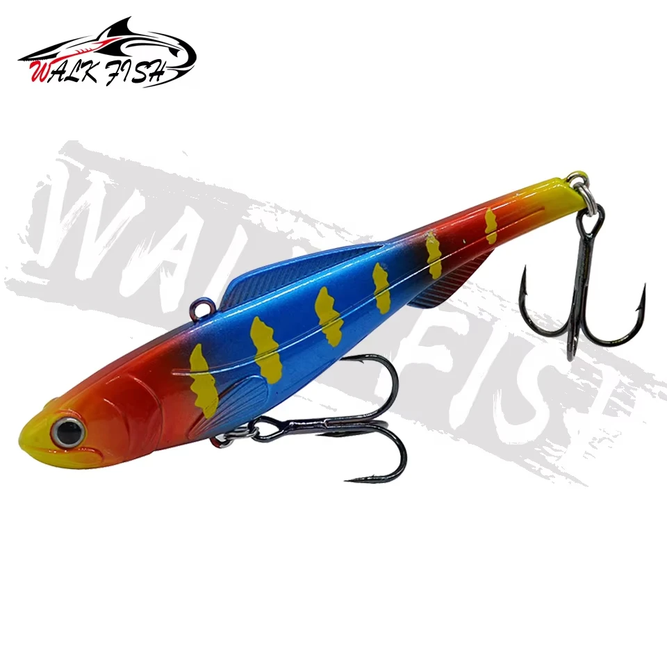 WALK FISH-señuelo para pesca en hielo, 9cm/26g, 1 Uds., capa de natación completa de largo alcance, cebo duro, señuelo biónico, equipo de pesca, gancho de Metal - imagen 3