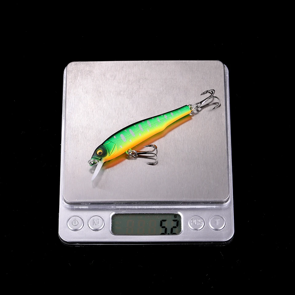 WALK FISH-cebo de Pesca que se hunde, 1 piezas, 75mm, 5,2g, Wobbler, Pesca de agua dulce, Lucio, trucha, aparejos de Pesca - imagen 3