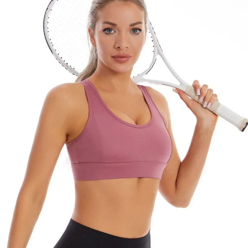 Sujetador deportivo transpirable – Antivibración ajustable para yoga - imagen 2