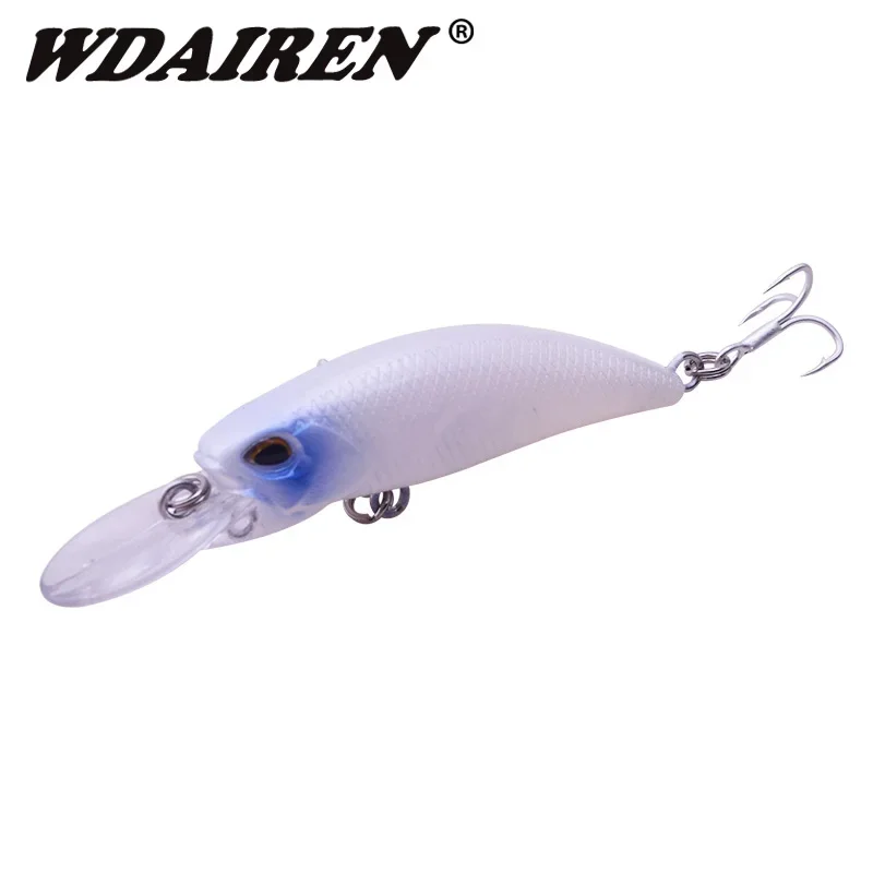 Señuelos de Pesca duros de pececillo, Wobblers que se hunden, 6,5 cm, 5,2g, cebo duro Artificial, Lucio, aparejos de Pesca, 1 ud. - imagen 5