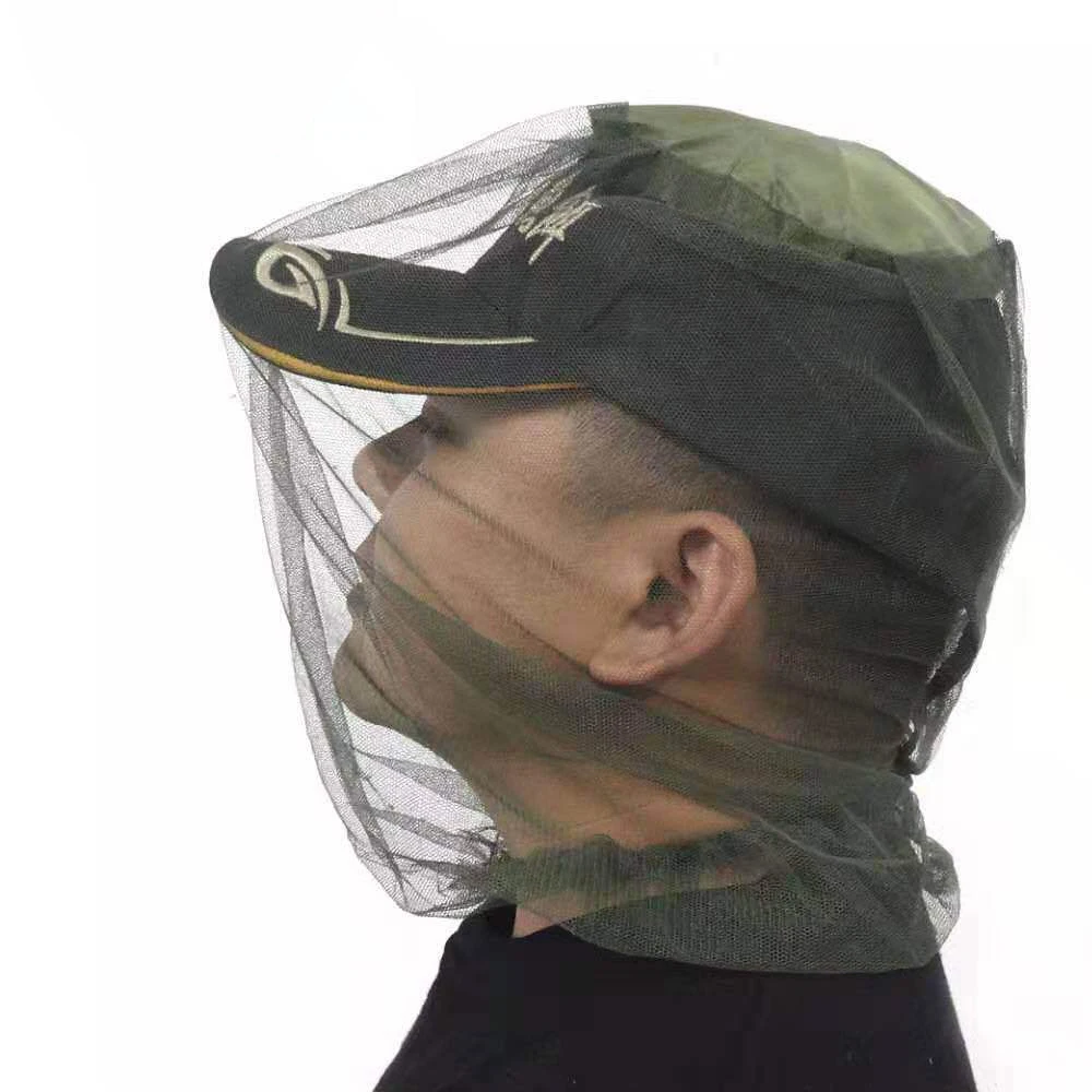 Gorra de malla con cabeza de Mosquito para exteriores, sombrero de pescador con protección Uv, sombrero de jardinería a prueba de insectos para senderismo, Camping y pesca, Verano - imagen 2