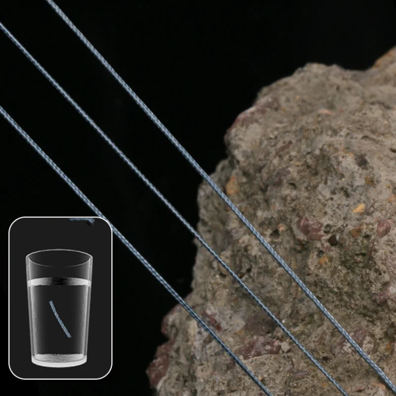 Línea de pesca de PE resistente al desgaste, 8 trenzadas, 12 trenzadas, alambre trenzado de fuerza fuerte, línea de señuelo de fundición larga, línea secundaria principal - imagen 3