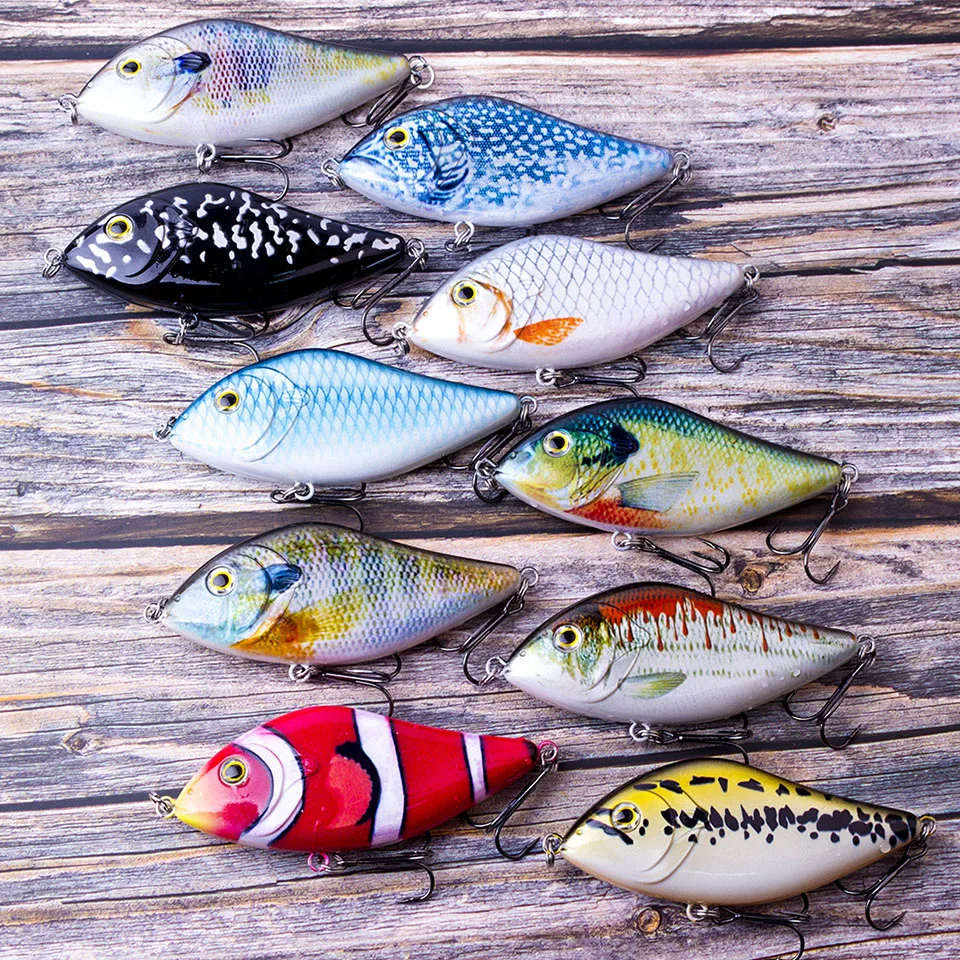 Walk Fish Lipless Crankbait para lucio y lubina Señuelo deslizante - imagen 5