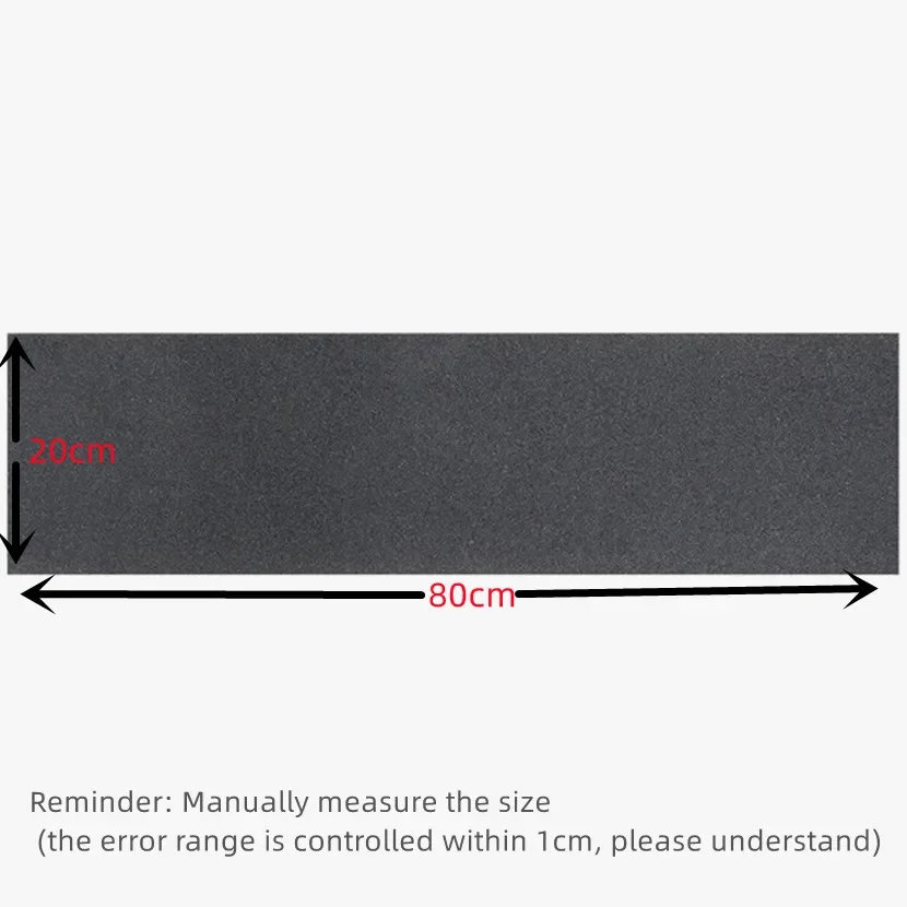 Longboard-Cinta de agarre de papel de lija para cubierta de monopatín, antideslizante, color negro, para tabla de patinaje, accesorios para monopatín - imagen 5