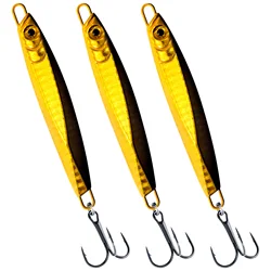 Cucharas Jigging metálicas para curricán de trucha y caballa marina