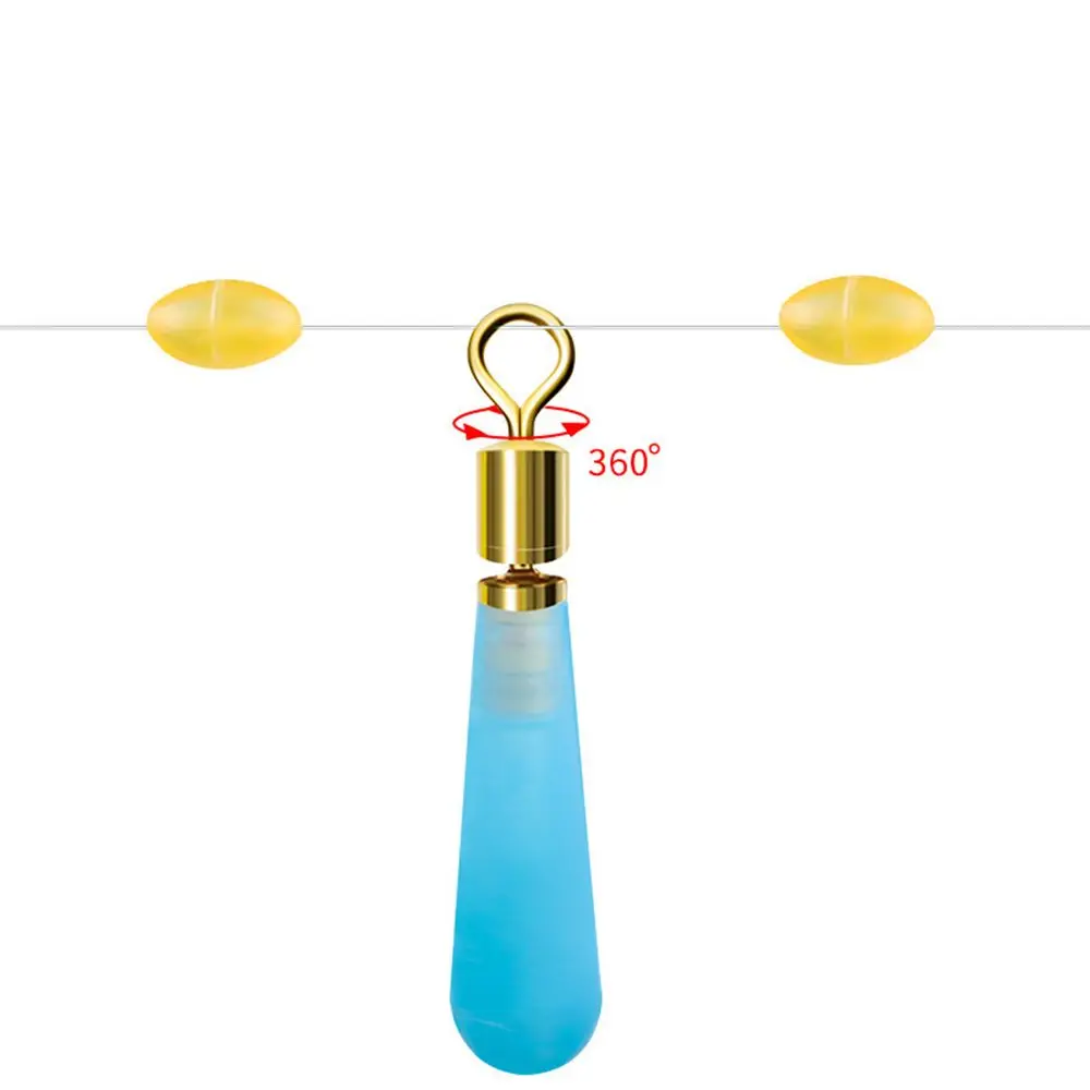 Aparejos de Color metálico, cabeza de cobre de silicona deslizante, conector de deriva de rotación, flotadores de pesca, equipo de pesca - imagen 5