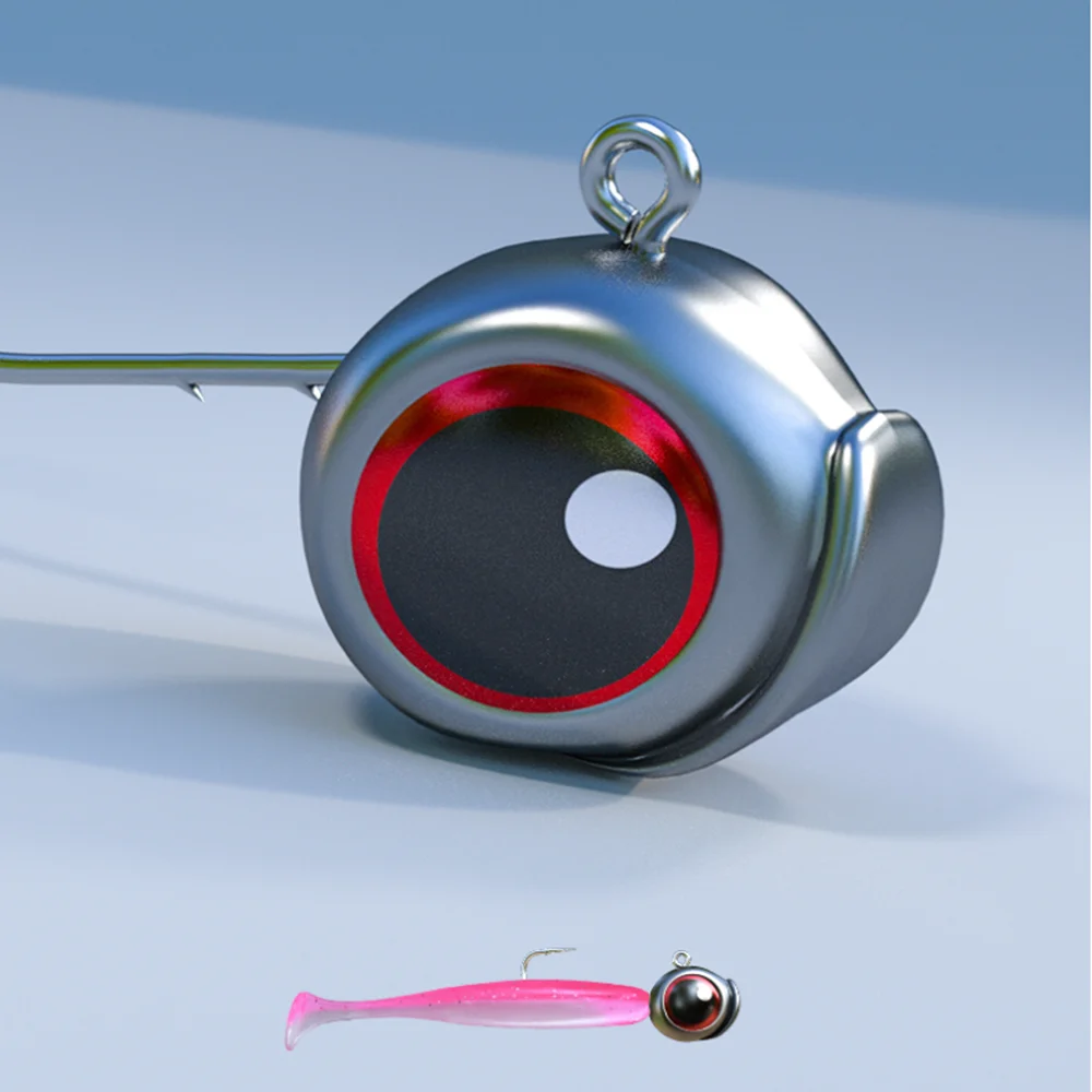 cabeza de plantilla de ned rig cabeza plomada para señuelo Anzuelo microscópico de 10 piezas para pesca de carpa, señuelo de gusano suave，plantillas de pesca  para lubina, artículos de pesca, aparejo de púas - imagen 4