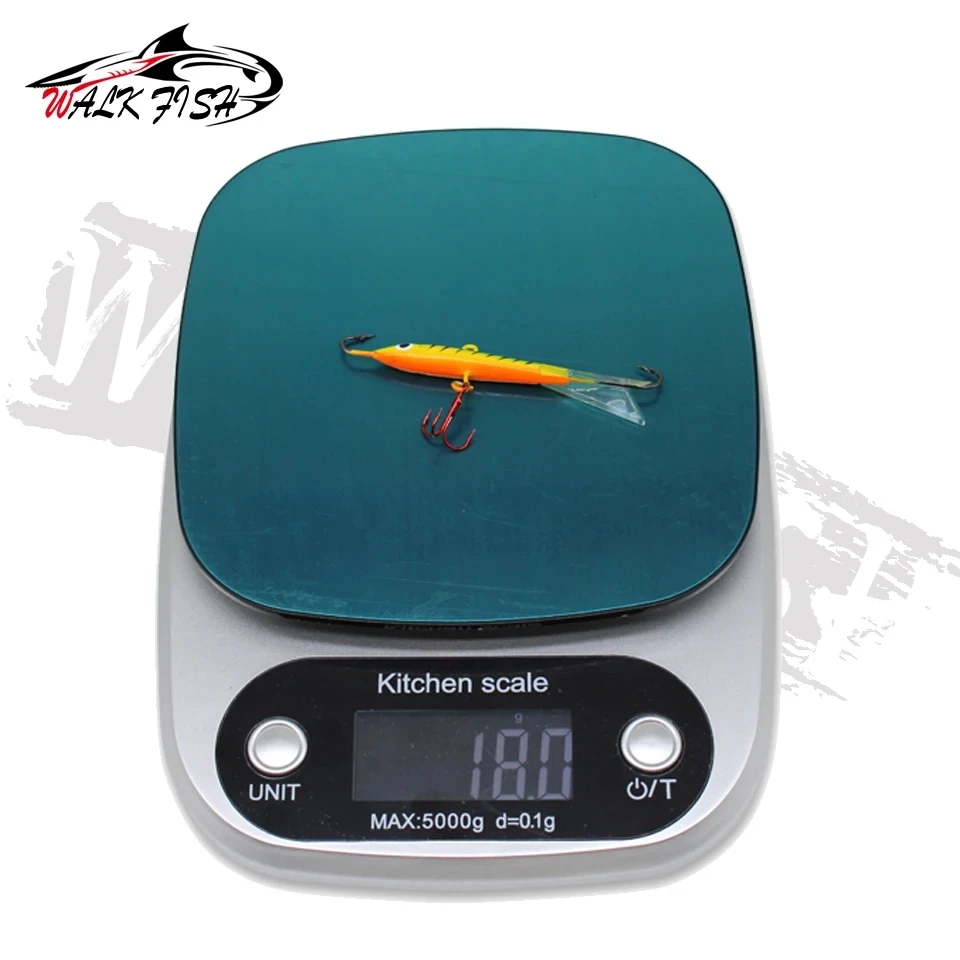 WALK FISH-señuelo de pesca en hielo, señuelo de pesca Jigging Rap con un perfil de piscardo, equilibrio para pesca en invierno, 8,3 cm, 18g, 1 unidad - imagen 4