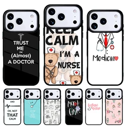 Funda iPhone enfermera doctor – Carcasa trasera dibujos animados