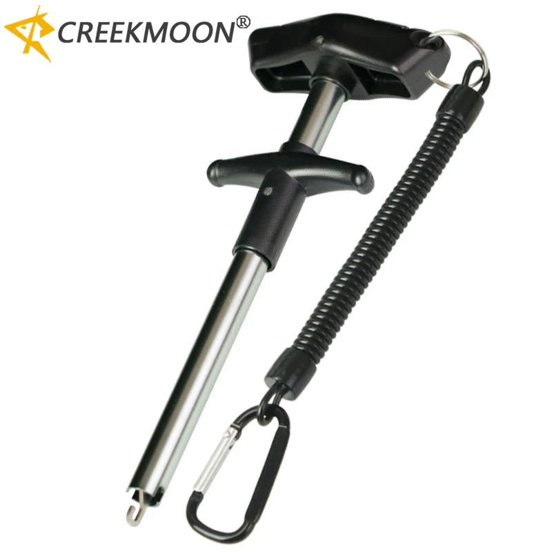 Dispositivo Desengancheador Portátil para Anzuelos de Pesca, Extractor de Anzuelos con Mango de Presión, Herramienta para Extraer Anzuelos de Pescado