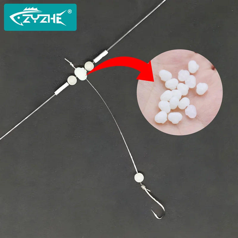 ZYZHE Crossover Cuentas Luminosas Antienredos para Pesca en Mar