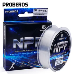 PROBEROS Sedal de pesca trenzado de nailon japonés 100 m 4-36 LB