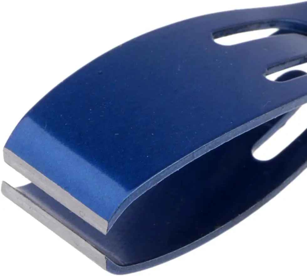Mini cortador de hilo de pescar azul/verde - Tamaño de bolsillo de acero inoxidable - imagen 2