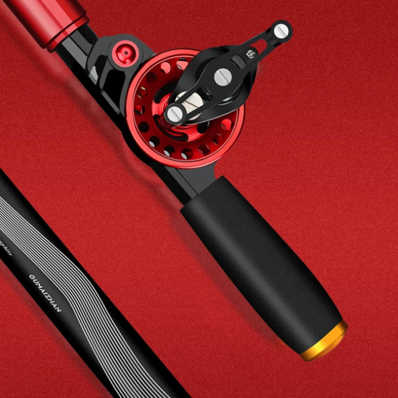 Multiple Positioning Hollow Fishing Rod 19 Tune Super Hard Power Hand Rod High Carbon Strong Waist Strength Canne a Peche Pesca - imagen 5