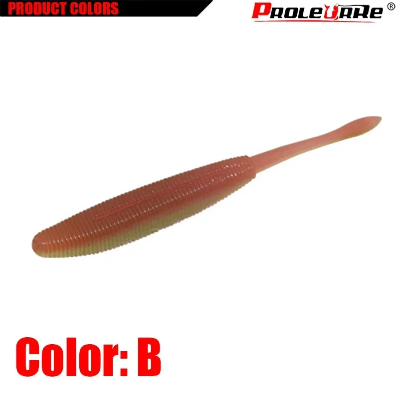 6 uds señuelo de Pesca 10cm 4,7g cebo suave de silicona para trucha gusano Jig Wobblers Swimbait cebos artificiales carpa lubina aparejos de Pesca - imagen 5