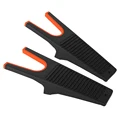 2Pcs Black-Orange