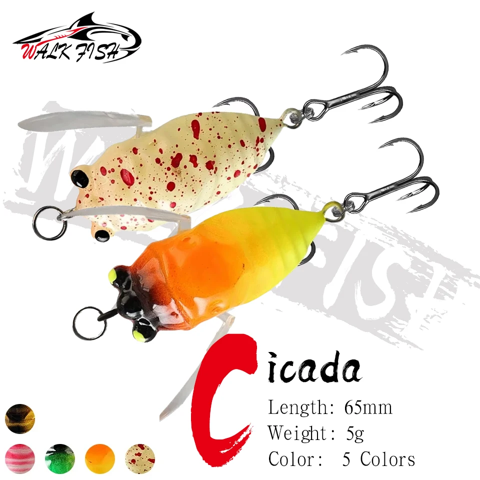 Cigarrera Walk Fish con ruido y luz – Señuelo de superficie nocturna