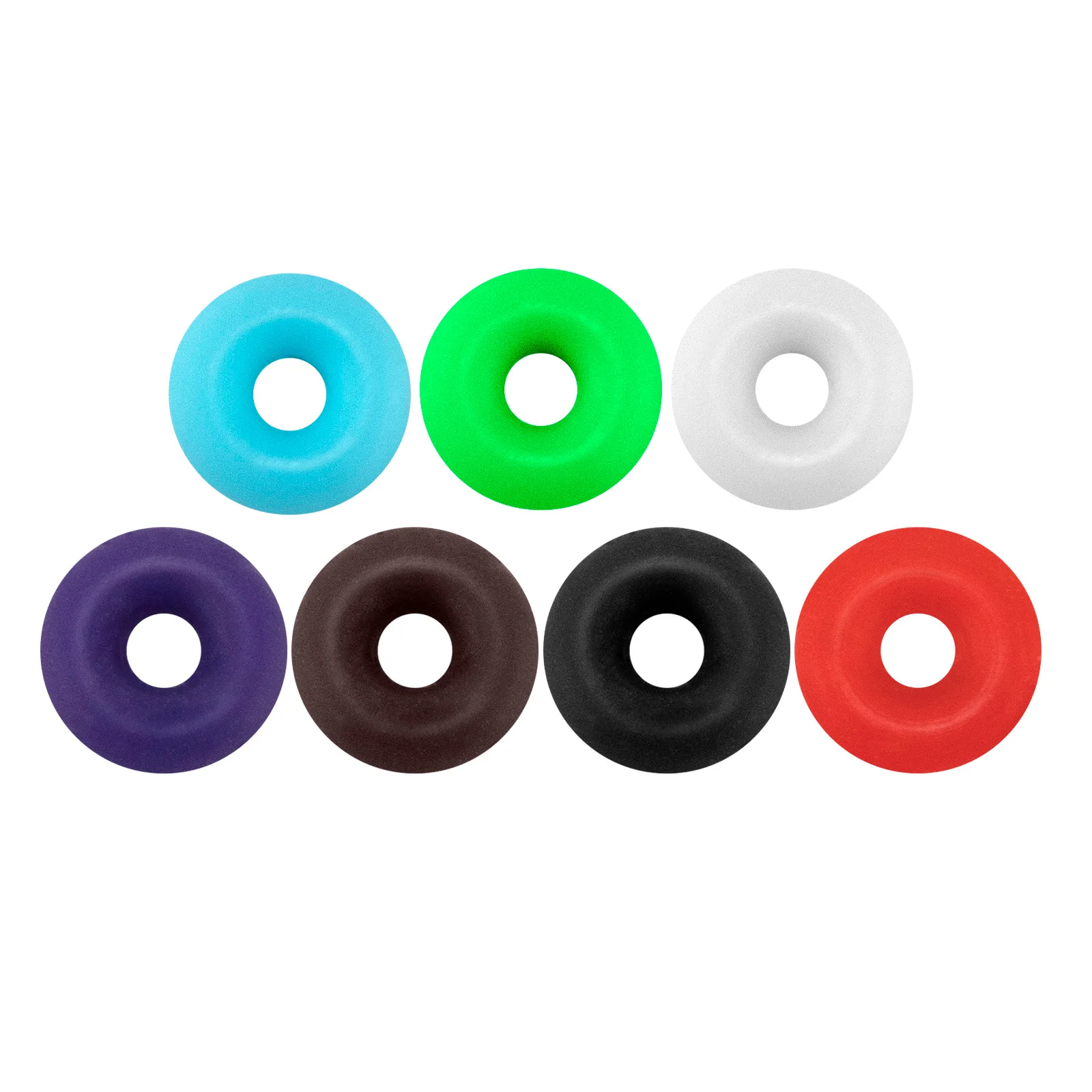 Clavijas de goma para sujetar cebo en varios colores
