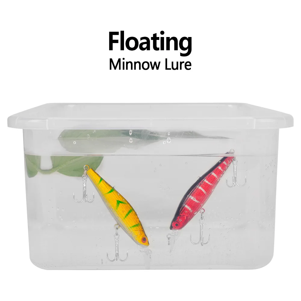 Cebo Mino flotante de plástico duro, accesorios de pesca de mar, Wobblers, Señuelos de Pesca para pesca, 9cm/8,3g, 1 unidad - imagen 5