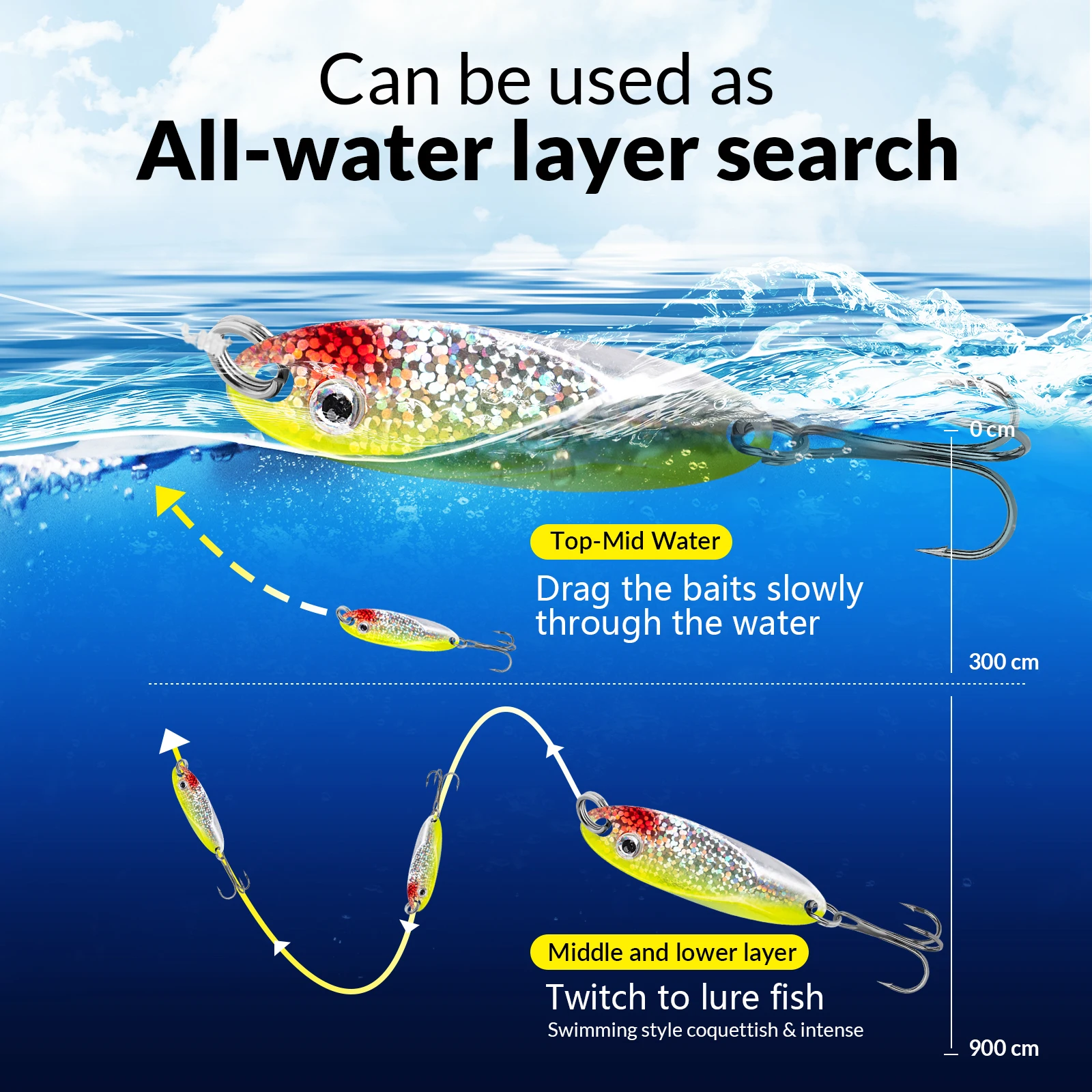 THKFISH 5 uds 14g 10g 7g 5g 3,5g cuchara de Metal señuelos de trucha cebo duro Artificial Spinner lentejuelas Sponns señuelo para pesca de Lucio - imagen 3