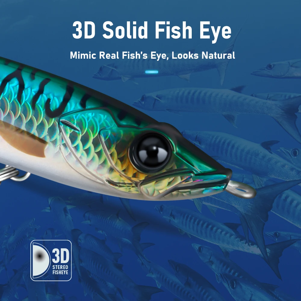 Kingdom GT-señuelo de pesca de 150mm, 75g, 90g, cebo duro de mar Artificial para pesca al curricán, hundimiento, atún marino, GT, barco de pesca - imagen 5