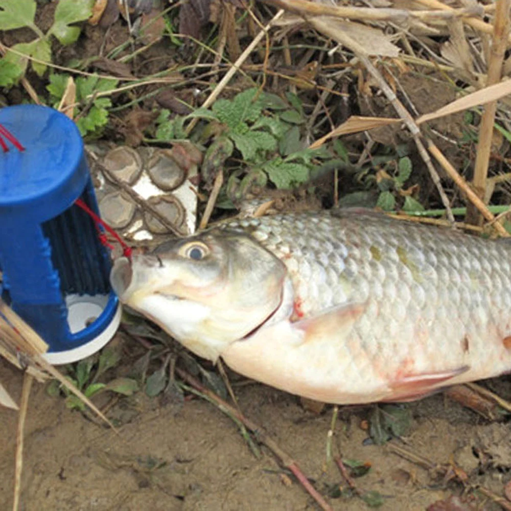 Gancho de Pesca de explosión colgante a prueba de bombas, 3 uds., para jaula alimentadora de peces/soporte de cebo de acero al carbono, conjunto de caja de anzuelos para Pesca - imagen 5