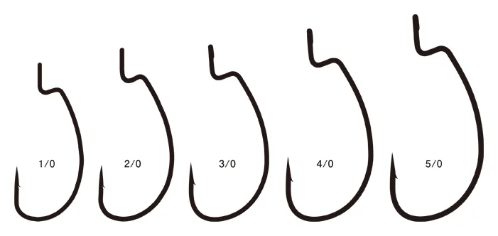 Explore la variedad de tamaños de gancho para un rendimiento de pesca óptimo