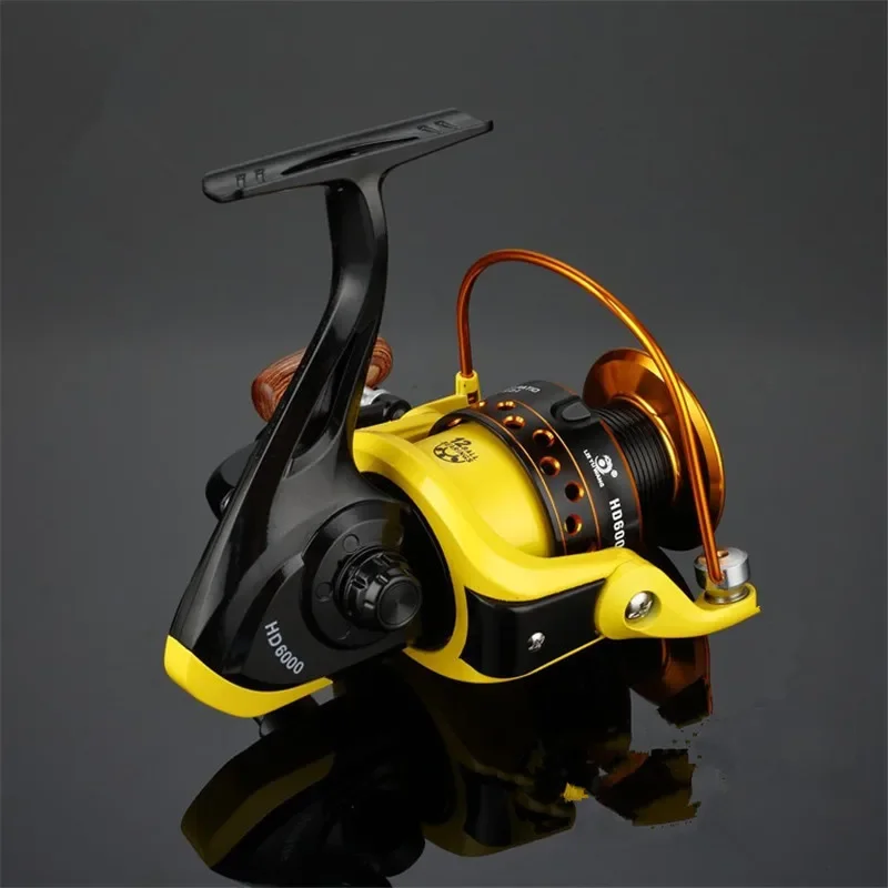 Carrete de pesca giratorio de carpa, carrete de pesca de mano izquierda/derecha de Metal, carretes giratorios, ruedas, carrete giratorio de pesca de agua salada 1000/7000 - imagen 5