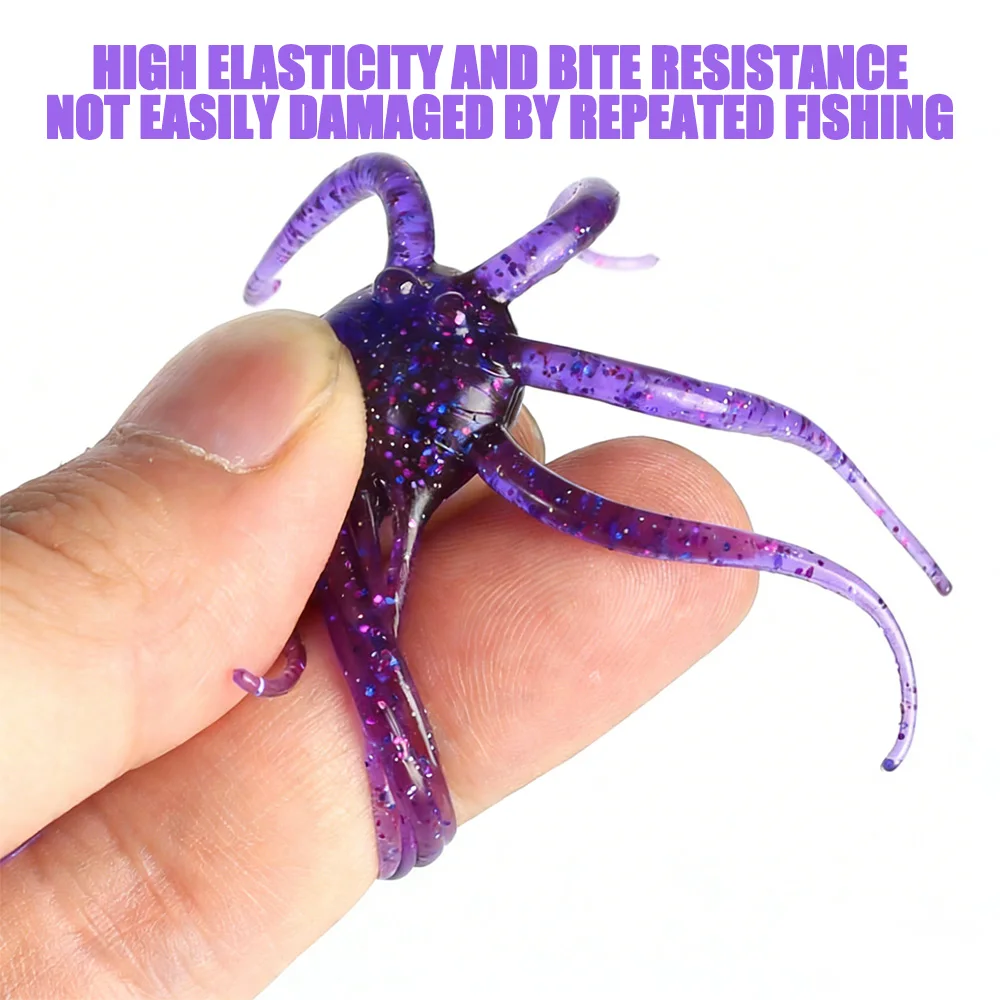 Señuelo blando Thornsline Octopus – Wacky Rig antienredos para lubina - imagen 5