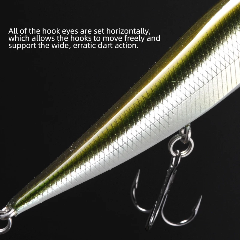 Megabass-Señuelos de Pesca ONETEN Jr., cebo de pesca de pececillos de sal, 98mm, 3/8oz, larga distancia, señuelo de lubina de mar, cebo suspendido, #8, 3, anzuelos de piezas - imagen 5