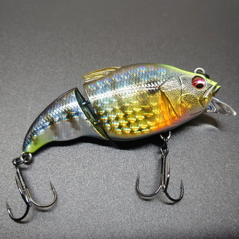 Wobbler realista 71Mm 9,7G Multi-articulado Wobbler Señuelos de Pesca Crankbait Minnow cebo duro Pesca Carnada para pescadores profesionales - imagen 4