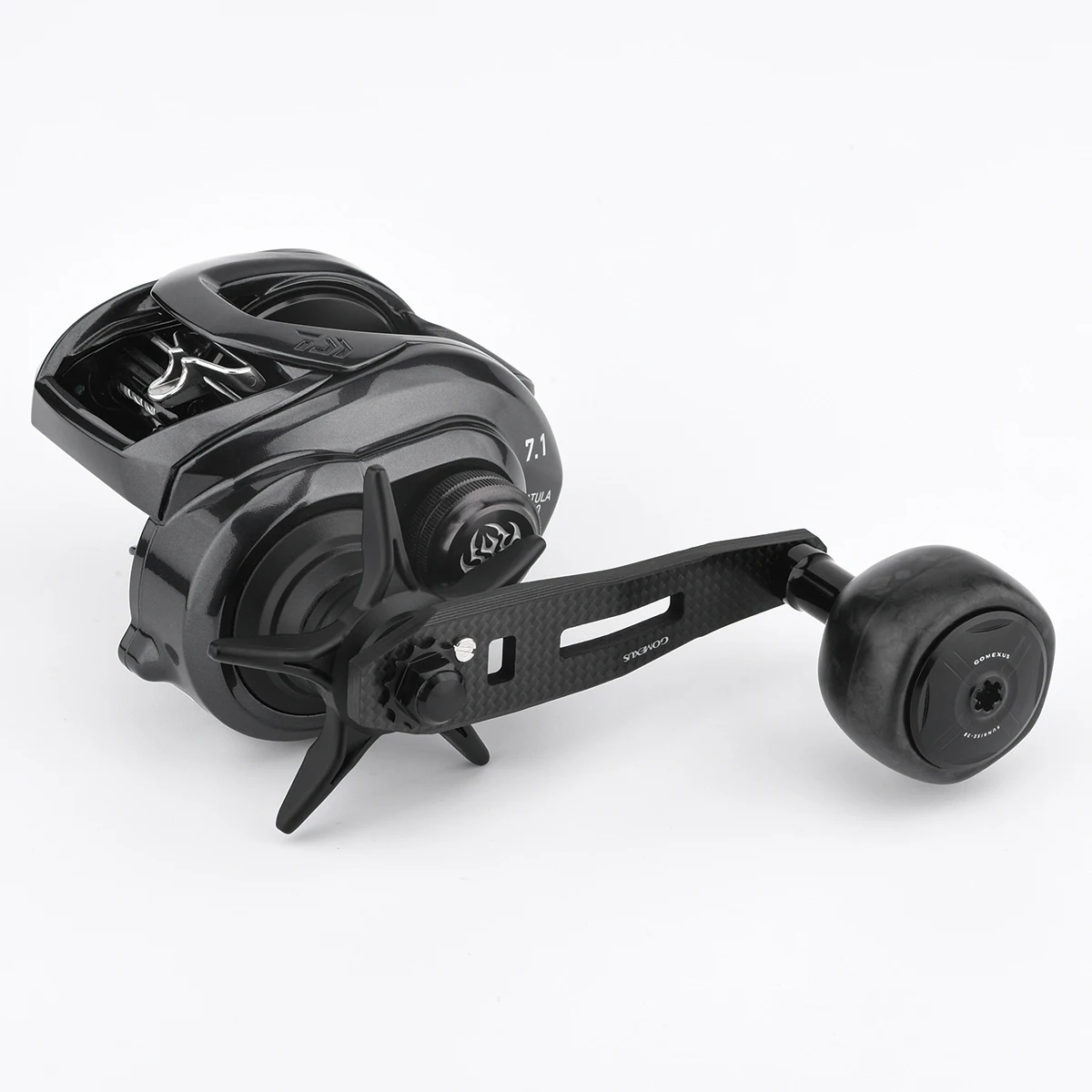 Mango de alimentación GOMEXUS para carrete de Baitcasting Shimano Cardiff Curado Calcutta Conquest Tranx Daiwa Zillion Lexa Okuma Komodo 75mm - imagen 4